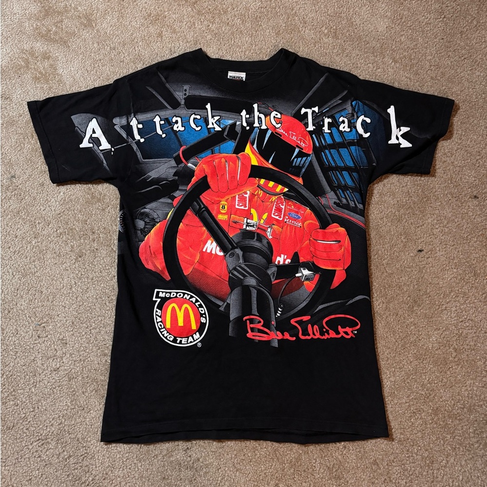 Vintage nascar bill elliot McDonald’s tshirt size large